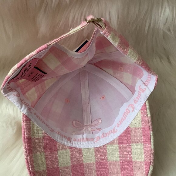 JUICY COUTURE Bow, Houndstooth, Tweed Baseball Caps Set of 3 NEW - Picture 6 of 9